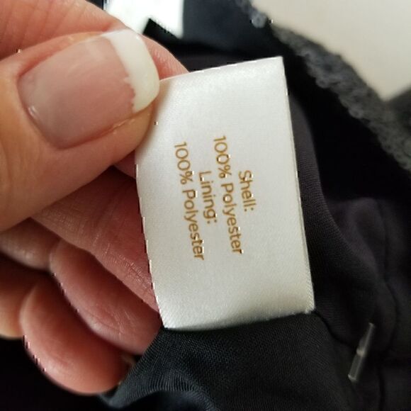 Black Sequined Mini Skirt Sz M NWT 0154 - Picture 6 of 12